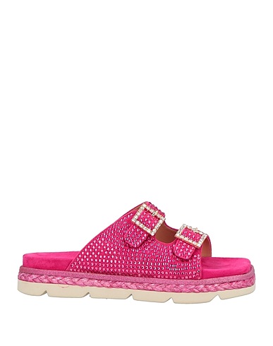 ALMA EN PENA. Sandalen Fuchsia Leder
