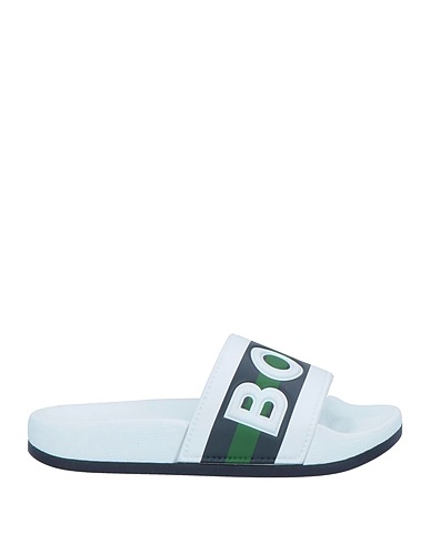 BOSS Beach sandals  White Textile fibres