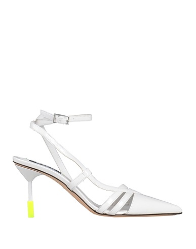MSGM Court White Leather