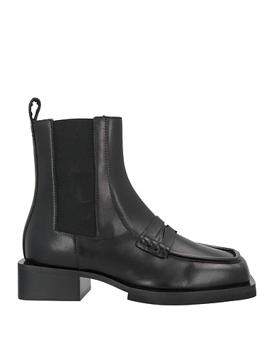 ERIKA CAVALLINI Ankle boot Black Leather