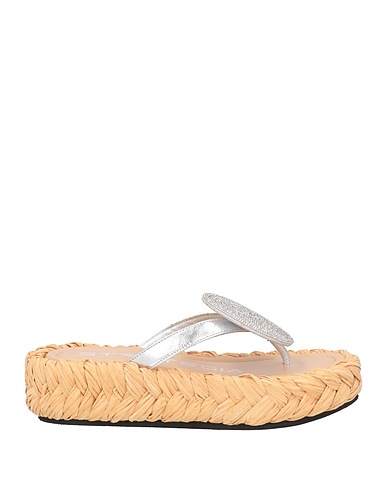 STRATEGIA Espadrillas Argento Pelle