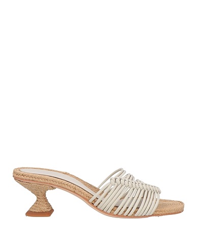 PALOMA BARCELÓ Sandals Off white Leather