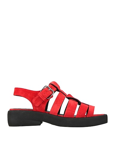 ELENA IACHI Sandals Red Leather