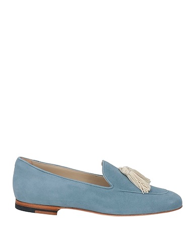 ELEVENTY Loafers Sky blue Leather