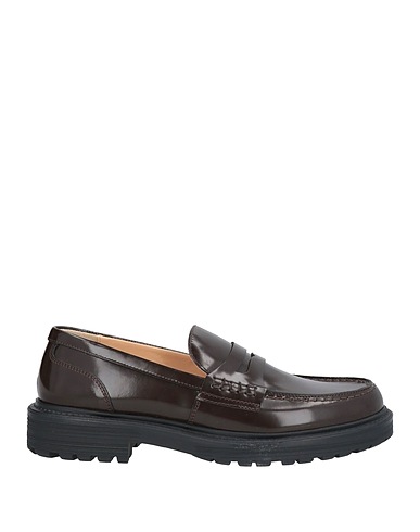 SEMICOUTURE Loafers Dark brown Leather