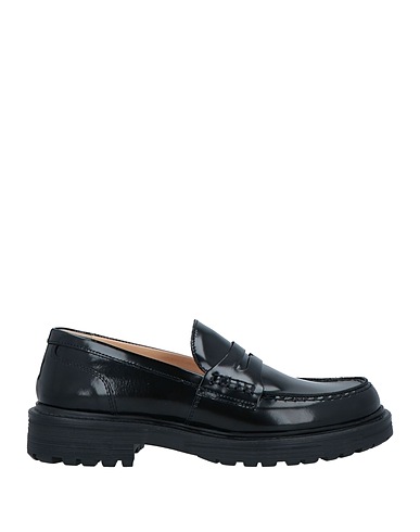 SEMICOUTURE Loafers Black Leather