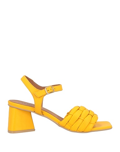 CARMENS Sandals Yellow Leather