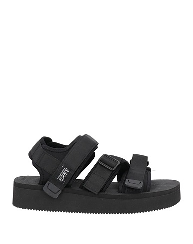 SUICOKE Sandals Black Textile fibers