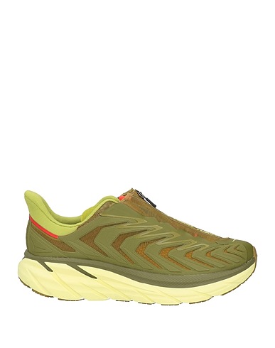 HOKA Sneakers Military green Textile fibers