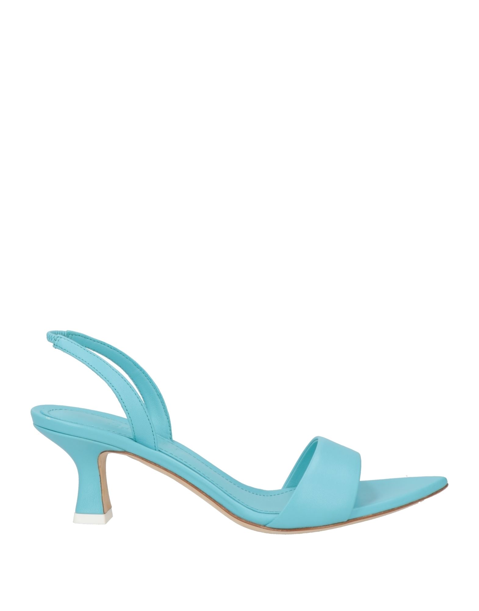 3JUIN Sandals Turquoise Leather