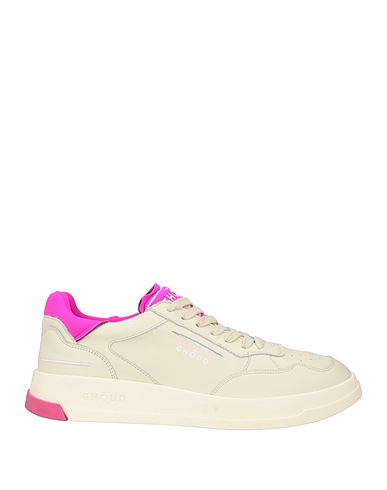 GHŌUD Venice Sneakers Cream Leather, Textile fibres
