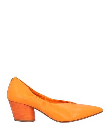 HALMANERA Pump Orange Leather