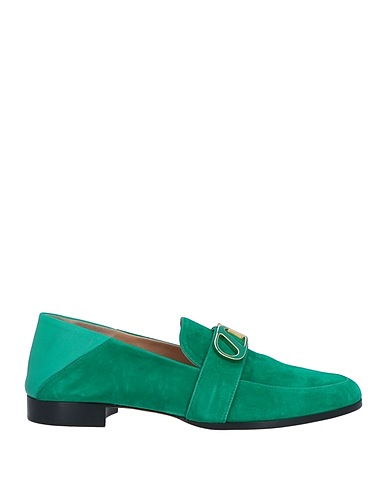 SKORPIOS Loafers Emerald green Leather