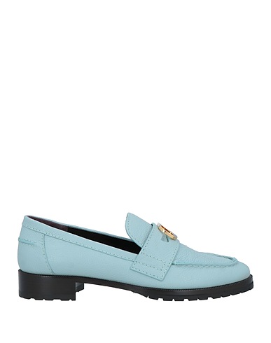 SKORPIOS Loafers Sky blue Leather