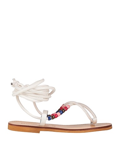 CHATULLE Flip flops White Leather