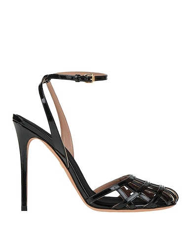 GIAMBATTISTA VALLI Sandals Black Leather
