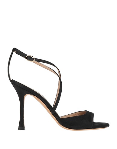 ROBERTO FESTA Sandals Black Textile fibers