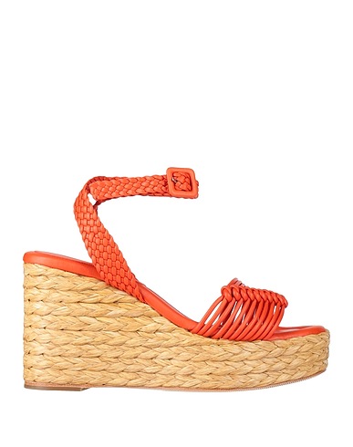 PALOMA BARCELÓ Espadrilles ARANCIONE Leather