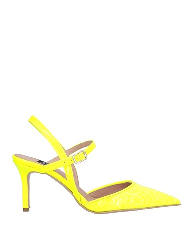 ISLO ISABELLA LORUSSO Pump Yellow Textile fibers