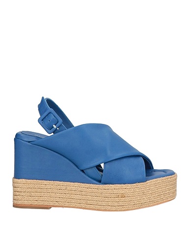 PALOMA BARCELÓ Espadrilles Blue Leather