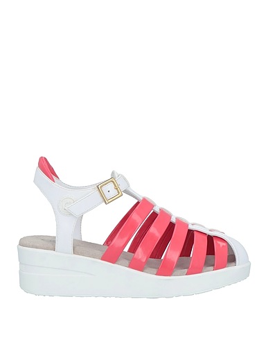 AGILE by RUCOLINE Sandals White Textile fibers