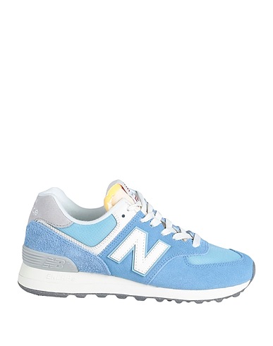 NEW BALANCE Sneakers 574
 Light blue Leather, Textile fibres