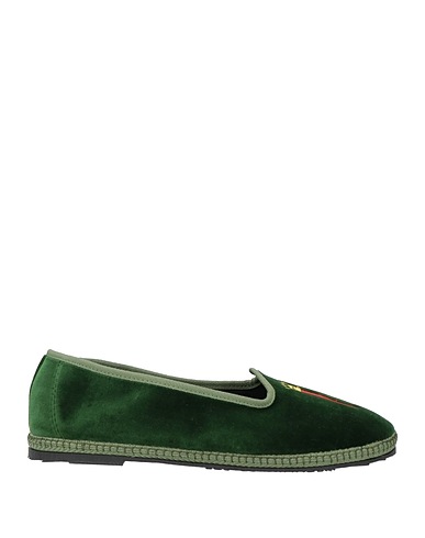 GIL CASAS Mocassino Verde scuro Fibre tessili