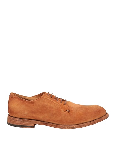 PANTANETTI Laced shoes Camel Leather
