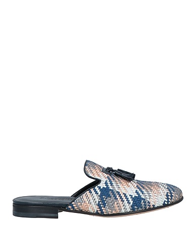 TESTONI Mules and clogs Navy Leather
