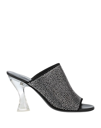 BY FAR Sandals Black Leather