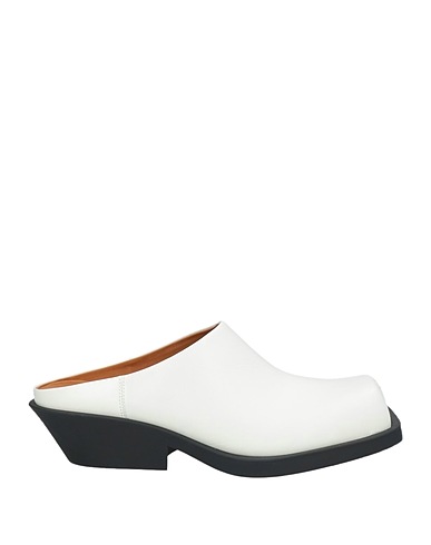 MARNI Mules and clogs Off white Leather