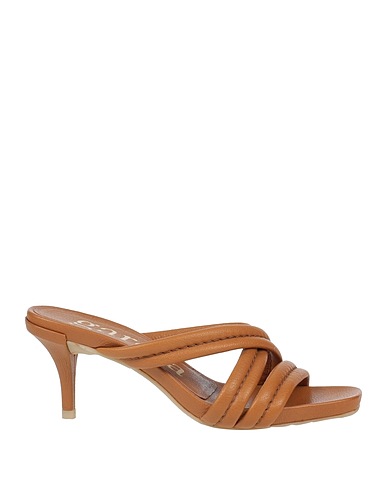 GARCIA Sandalia Camel Cuero