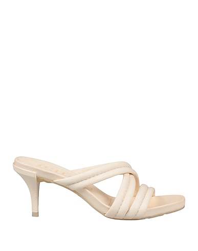 GARCIA Sandals Cream Leather