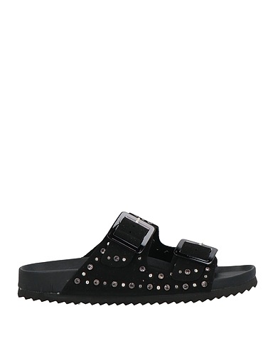 COLORS OF CALIFORNIA Sandals Black Leather