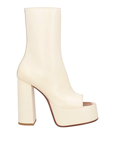 MATTIA CAPEZZANI Ankle boot Ivory Leather