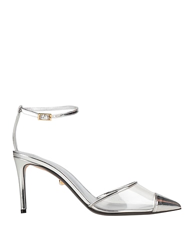 ALEVÍ Milano Pump Silver Leather, Rubber