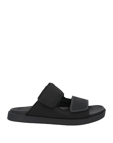 EMPORIO ARMANI Sandali Nero Fibre tessili, Gomma