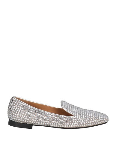 PROSPERINE® Mocassino Argento Pelle, Fibre tessili