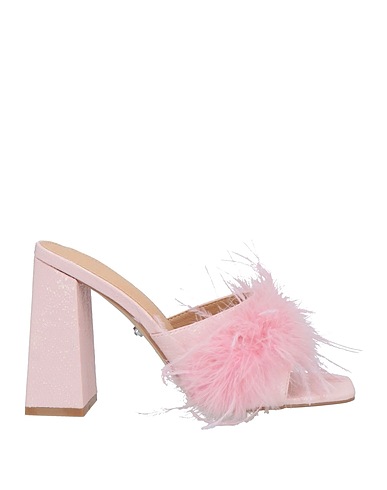 TWENTY FOUR HAITCH Sandali Rosa chiaro Fibre tessili