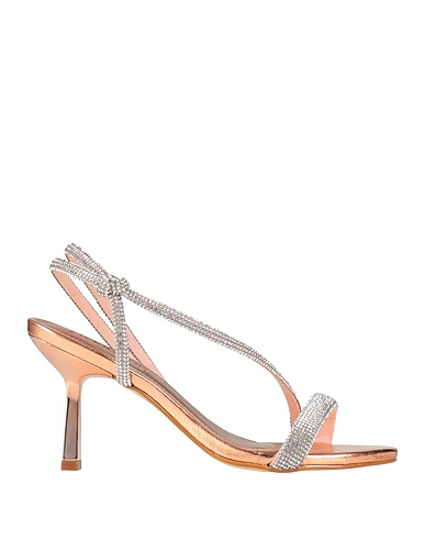 WERNER Sandals Rose gold Leather