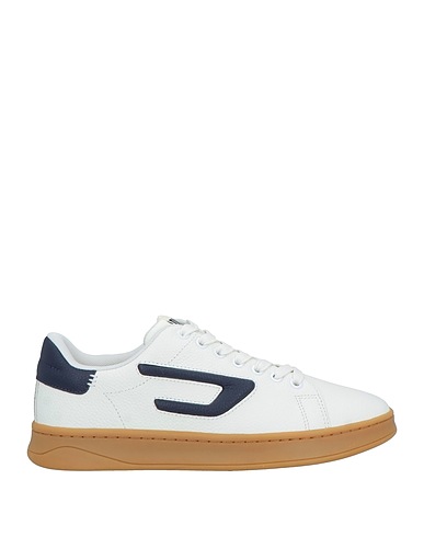 DIESEL Sneakers Blanco Cuero, Fibras textiles