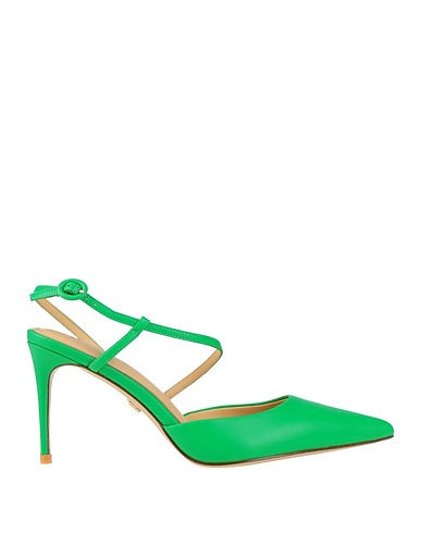 LOLA CRUZ Court Green Leather