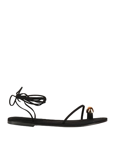 ILIO SMERALDO Flip flops Black Leather