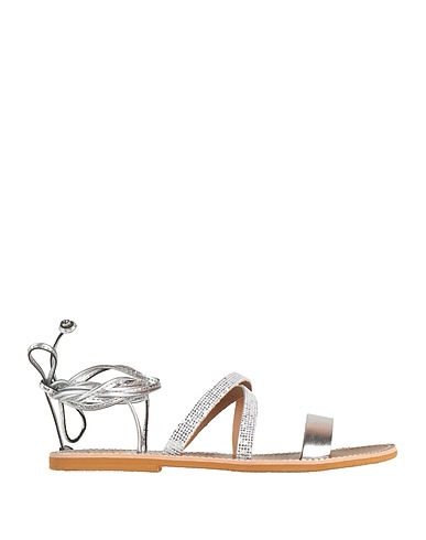 LE SALENTINE Sandals Silver Calfskin