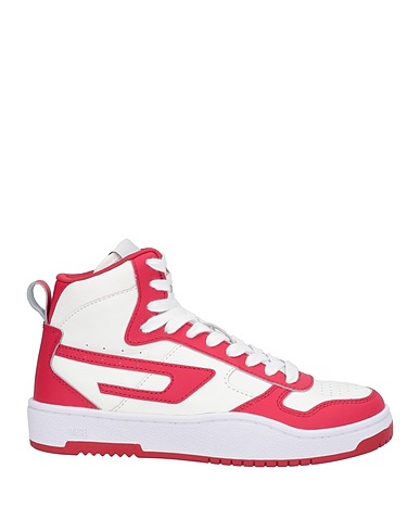 DIESEL Sneakers Red Cowhide