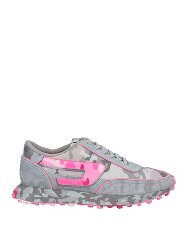 DIESEL Sneakers Grey Cow leather, Polyester