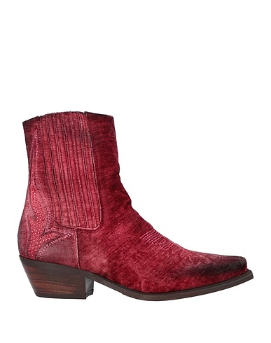 ZOE Ankle boot Burgundy Textile fibers