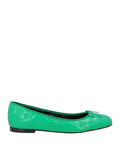 PINKO Ballet flats Green Leather