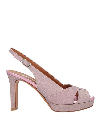 L'AMOUR by ALBANO Sandals Pink Textile fibres