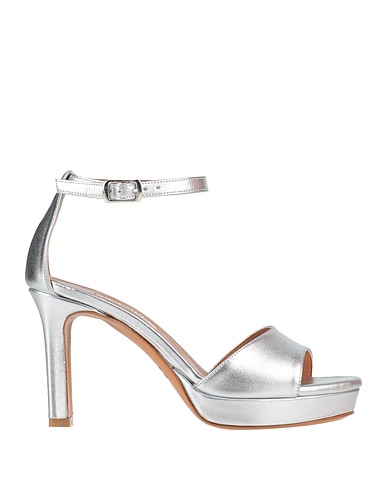 L'AMOUR by ALBANO Sandals Silver Rubber